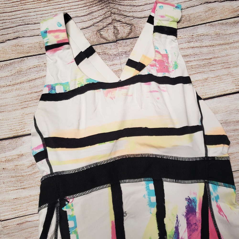 Lululemon Push Your Limit Splatter Paint Tank Top… - image 3